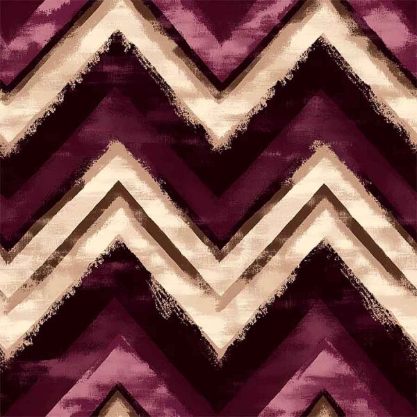 JN25 - TRICOL. DIGITAL 100% ALGODAO -  COLEÇÃO BORDEAUX - CHEVRON BORDEAUX