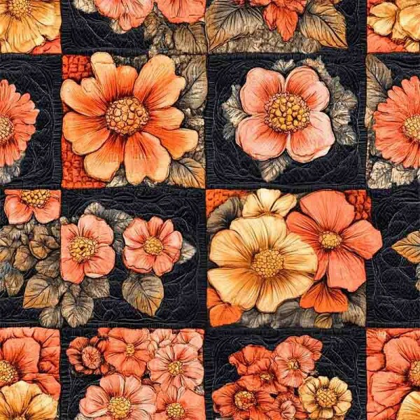 JN25 - TRICOL. DIGITAL 100% ALGODAO -  COLEÇÃO FALLING IN LOVE - FLOVE FLOR PATCH