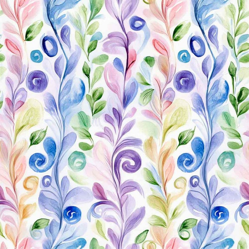 JL25 - TRICOL. DIGITAL 100% ALGODAO - COLEÇÃO ENGLISH LAVENDER - WINDSOR - 94586/001D
