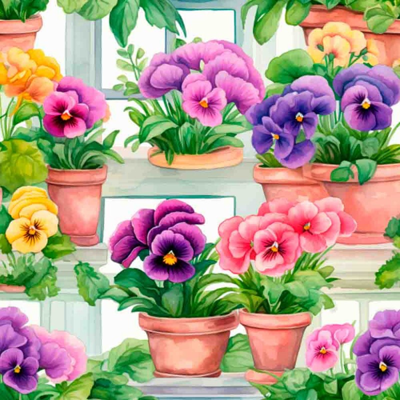 TRICOL. AMOR PERFEITO FLOR 1 - 100% ALGODÃO - 88041/001D