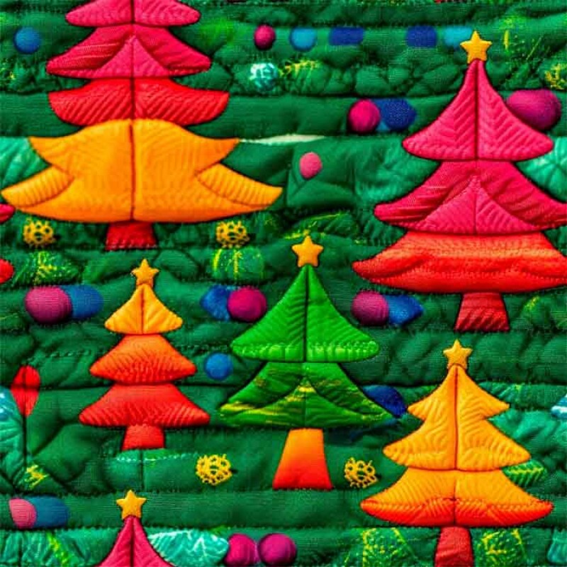 TRICOL. 100% ALGODÃO DIGITAL - NATAL COLORIDO  ÁRVORE COLOR