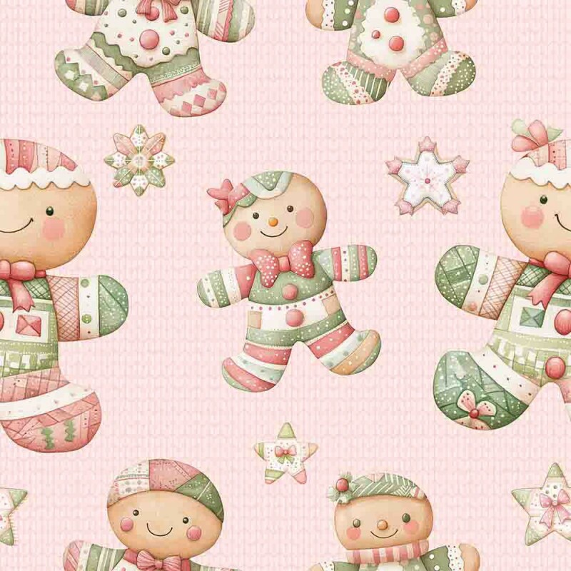 TRICOL. 100% ALGODÃO DIGITAL - NATAL  GINGER CLARINHO