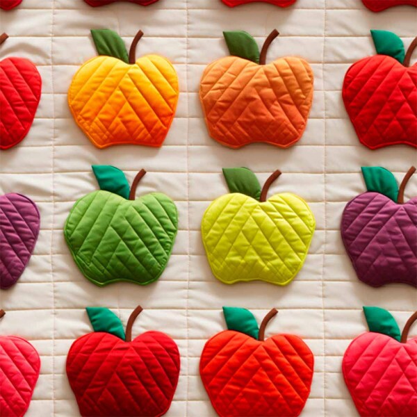 Sarja  Hidrorrepelente Maçã Quilt  100% Algodão 93755/001D