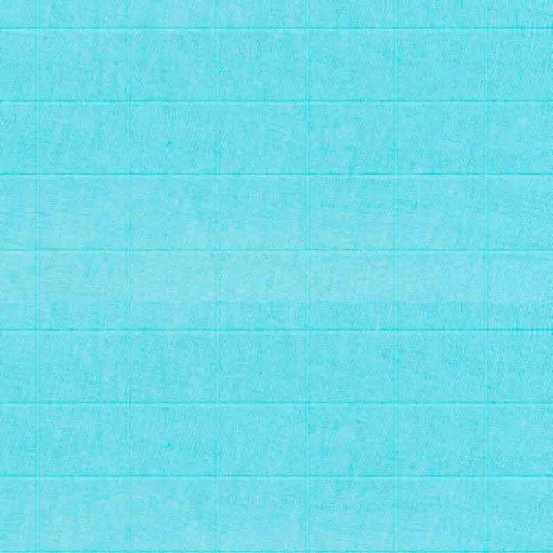 FRALDA CARE LISA AZUL BEBÊ - QUADRICULADO - 100% ALGODÃO - 75CM