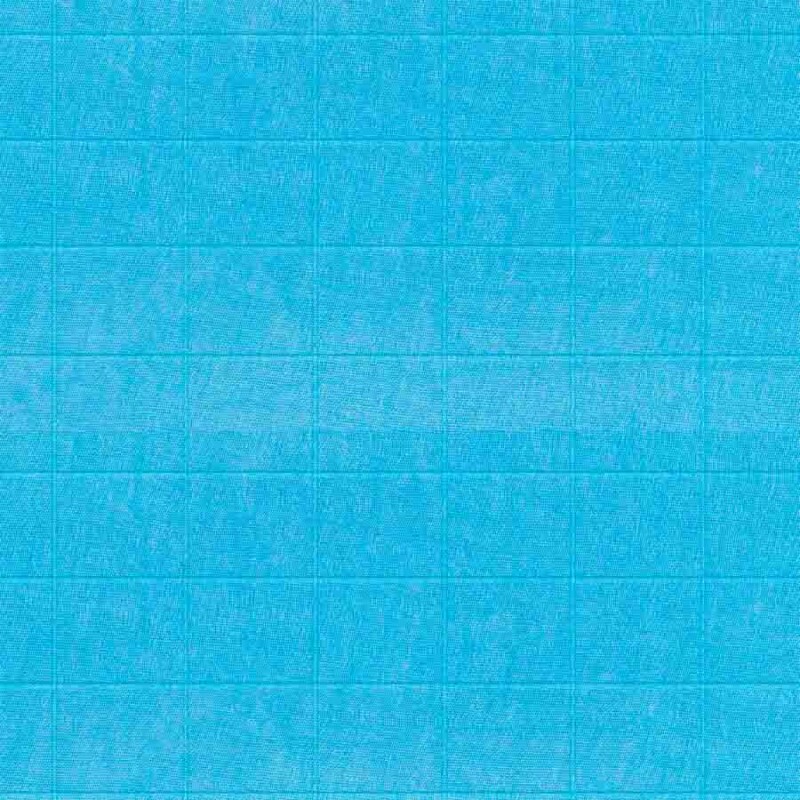 FRALDA CARE LISA AZUL BAMBINO - QUADRICULADO - 100% ALGODÃO - 75CM
