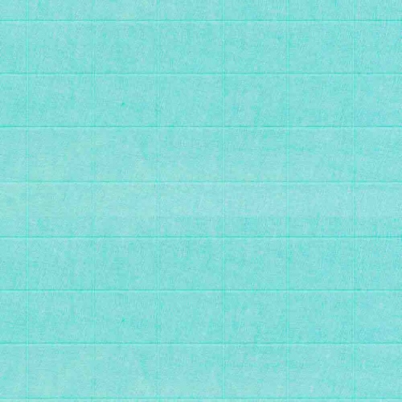 FRALDA CARE LISA VERDE ÁGUA - QUADRICULADO - 100% ALGODÃO - 75CM