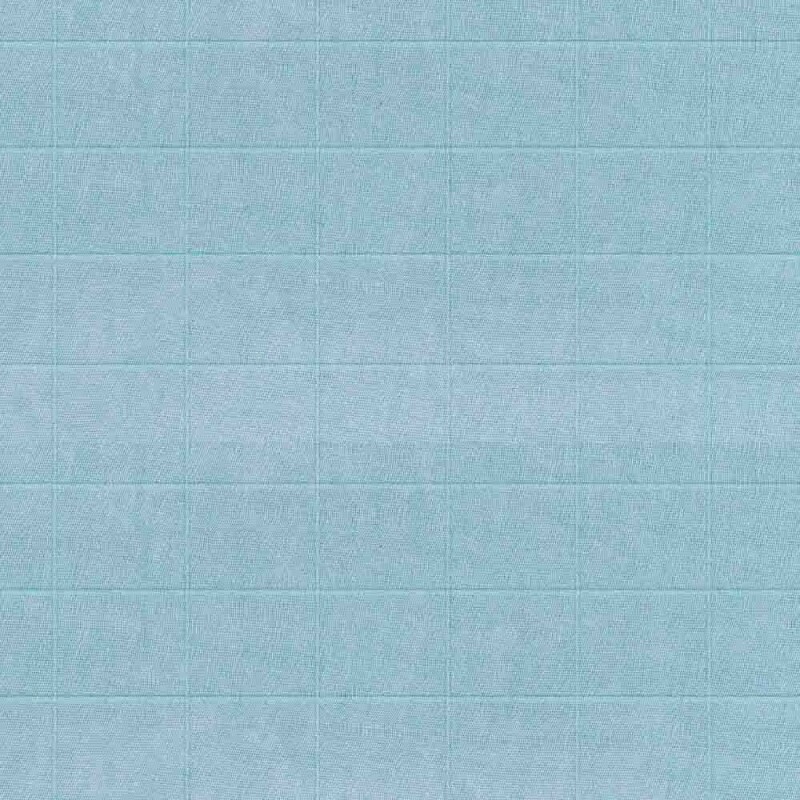 FRALDA CARE LISA CINZA - QUADRICULADO - 100% ALGODÃO - 75CM