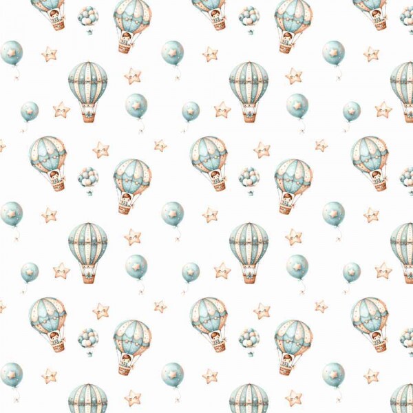 FRALDA DIGITAL EST. BALÃO - 100% ALGODÃO - 75CM