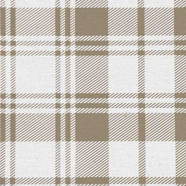 LINHO EST. XADREZ TARTAN CASTANHO - 75% ALG. 17% VISC. 8% LINHO