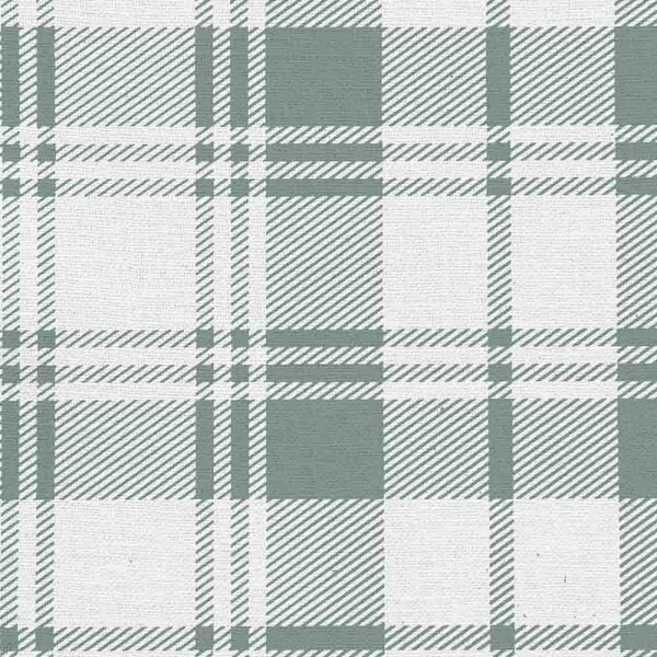 LINHO EST. XADREZ TARTAN VERDE - 75% ALG. 17% VISC. 8% LINHO