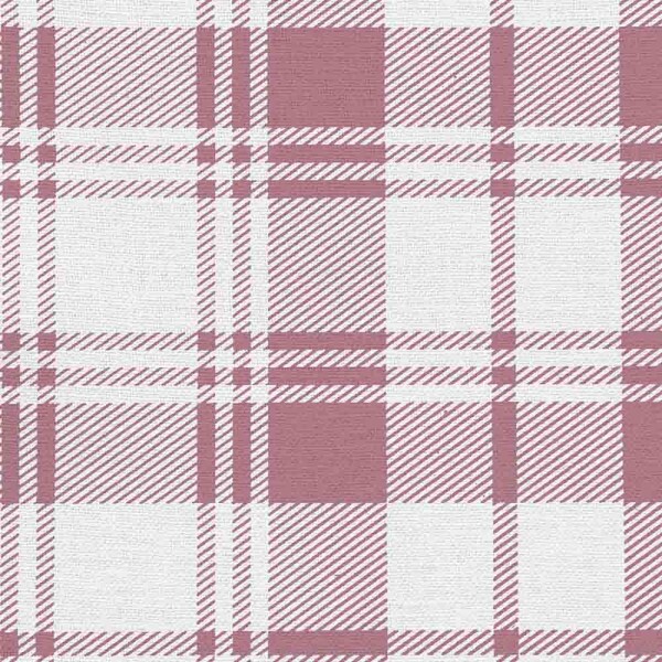 LINHO EST. XADREZ TARTAN ROSA ANTIGO - 75% ALG. 17% VISC. 8% LINHO