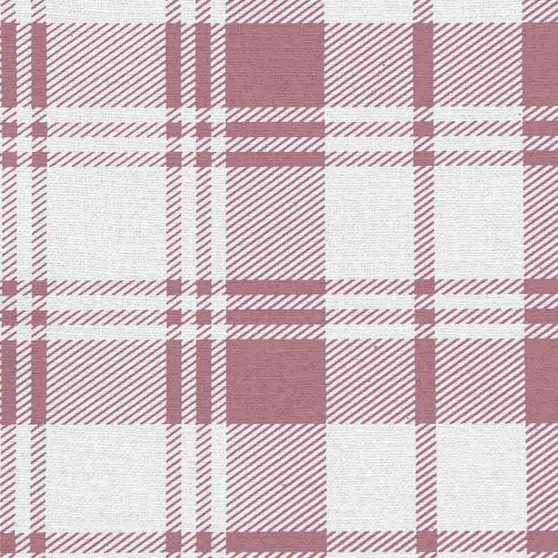 LINHO EST. XADREZ TARTAN ROSA ANTIGO - 75% ALG. 17% VISC. 8% LINHO