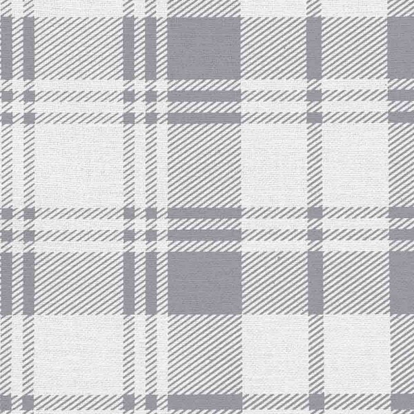 LINHO EST. XADREZ TARTAN CINZA - 75% ALG. 17% VISC. 8% LINHO