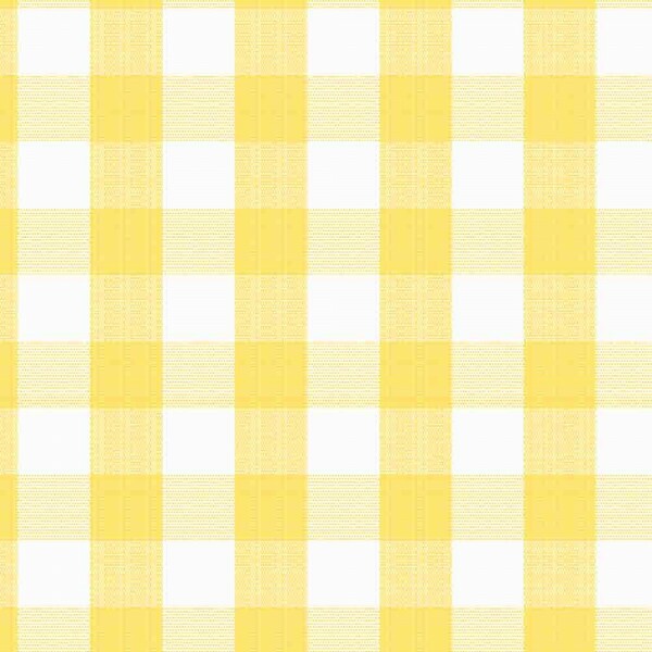TRICOLINE FIO TINTO XADREZ MEDIO - AMARELO