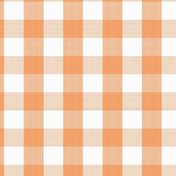 TRICOLINE FIO TINTO XADREZ MEDIO - LARANJA