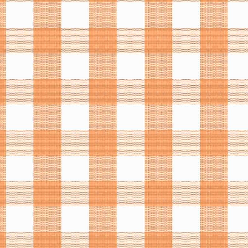 TRICOLINE FIO TINTO XADREZ MEDIO - LARANJA