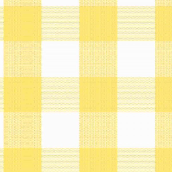 TRICOLINE FIO TINTO XADREZ GRANDE - AMARELO