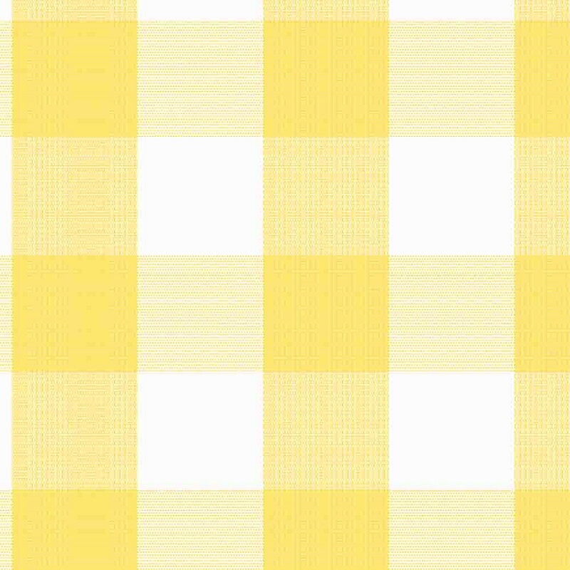 TRICOLINE FIO TINTO XADREZ GRANDE - AMARELO