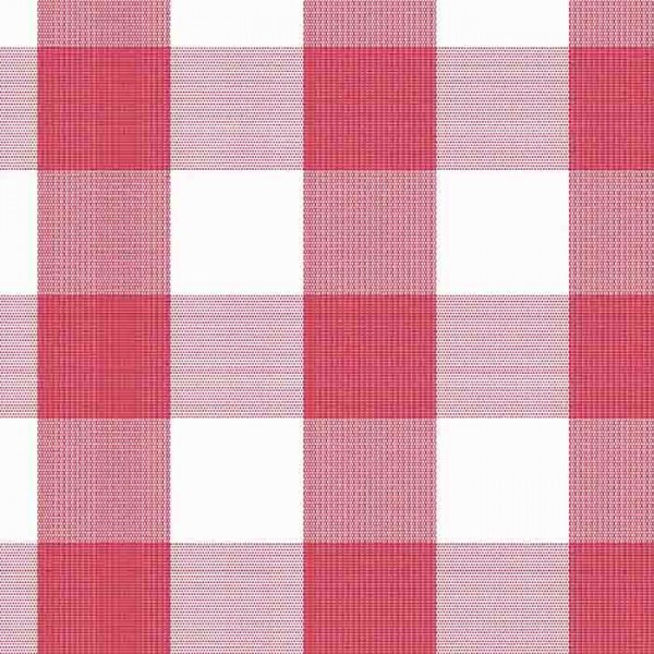 TRICOLINE FIO TINTO XADREZ GRANDE - VERMELHO