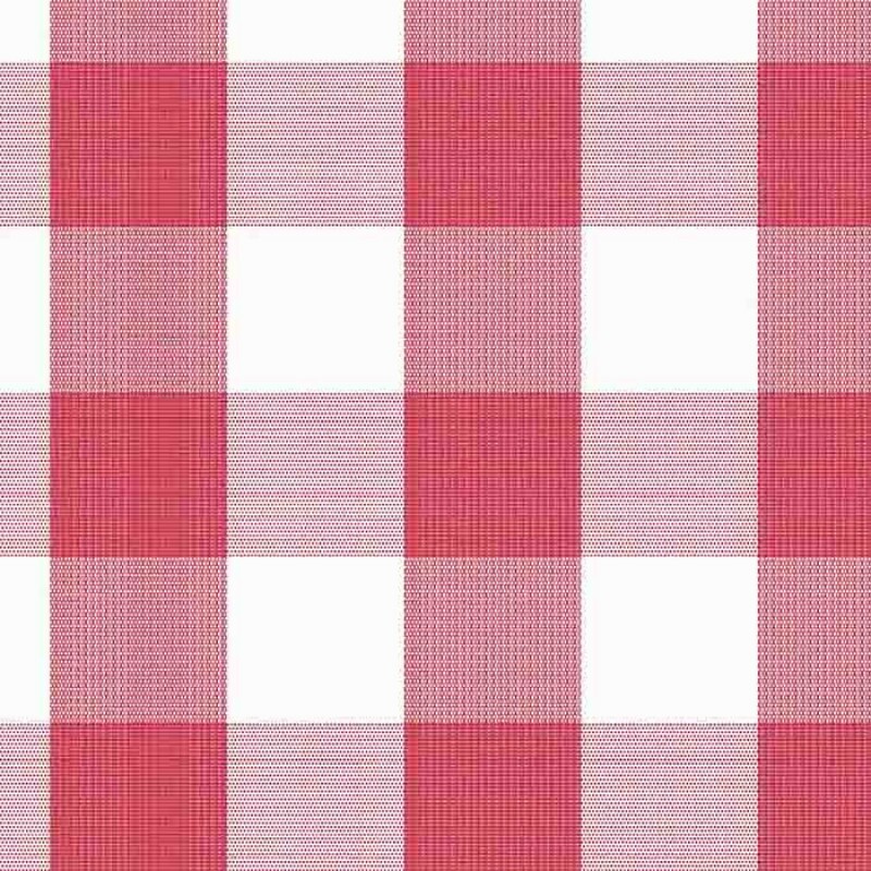 TRICOLINE FIO TINTO XADREZ GRANDE - VERMELHO