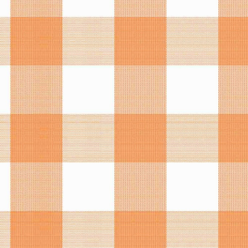 TRICOLINE FIO TINTO XADREZ GRANDE - LARANJA