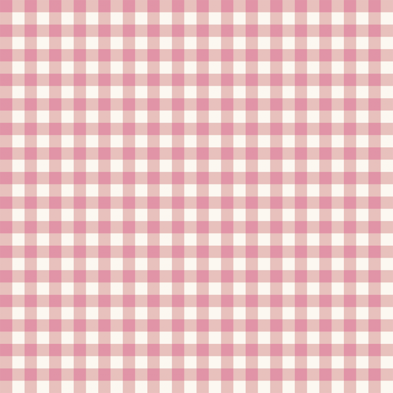 TRICOL. XADREZ ROSA CUTE - 100% ALGODÃO
