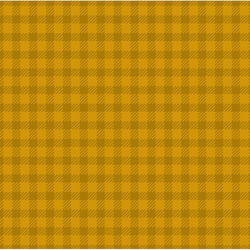 TRICOL. XADREZ OURO - 100% ALGODÃO
