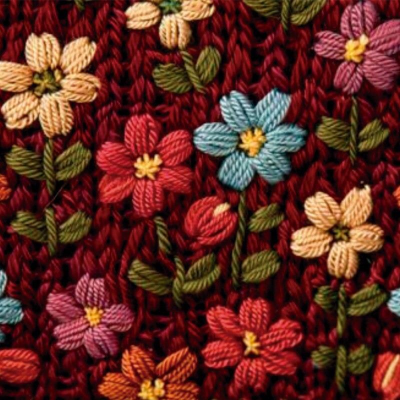 TRICOL. TINY FLOWERS 05 - 100% ALGODAO DIGITAL