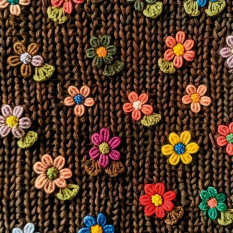 TRICOL. TINY FLOWERS 02 - 100% ALGODAO DIGITAL