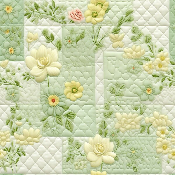 TRICOL. QUILT VERDE 1 - 100% ALGODÃO DIGITAL - 84271-001