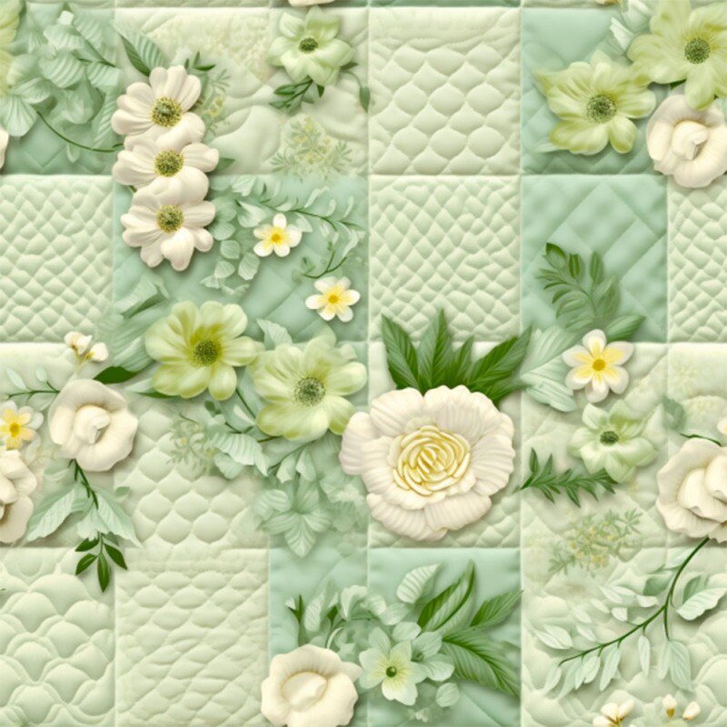 TRICOL. QUILT VERDE 2 - 100% ALGODÃO DIGITAL - 84270-001