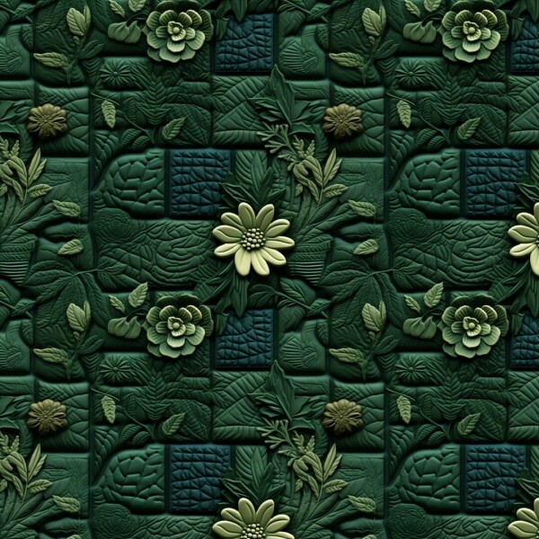 TRICOL. QUILT VERDE 4 - 100% ALGODÃO DIGITAL - 84269-001