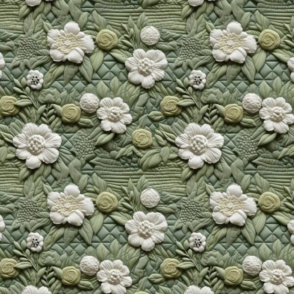 TRICOL. QUILT VERDE 6 - 100% ALGODÃO DIGITAL - 84273/001