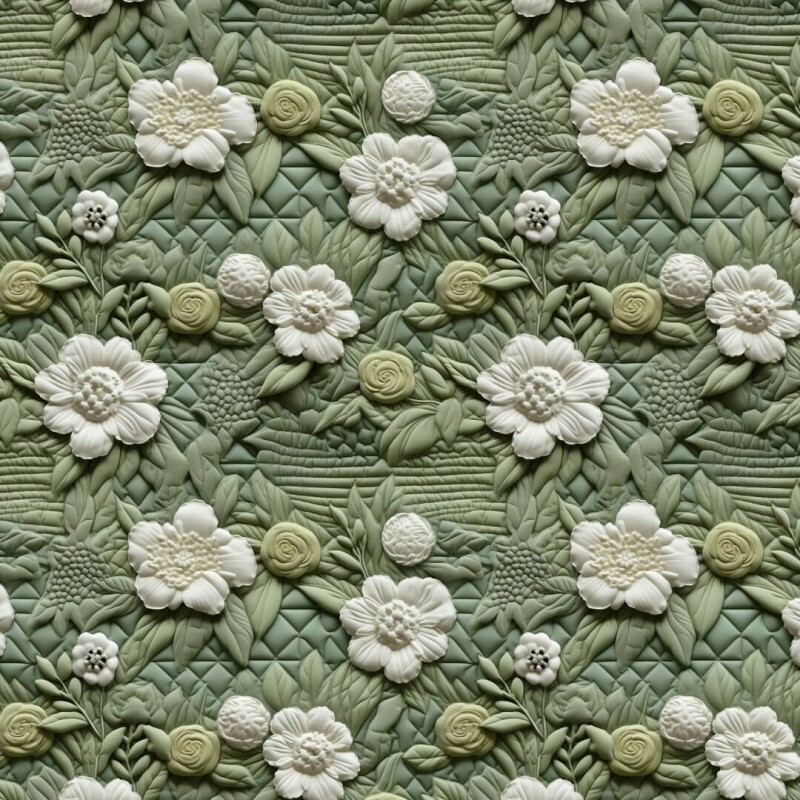 TRICOL. QUILT VERDE 6 - 100% ALGODÃO DIGITAL - 84273/001