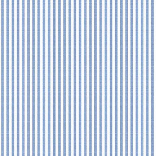 TRICOLINE FIO TINTO LISTRADO 3 MM  AZUL JEANS - 100% ALGODÃO