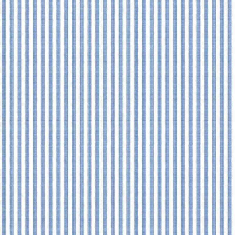 TRICOLINE FIO TINTO LISTRADO 3 MM  AZUL JEANS - 100% ALGODÃO