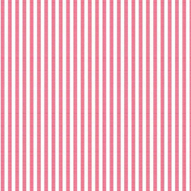 TRICOLINE FIO TINTO LISTRADO 3 MM VERMELHO - 100% ALGODÃO