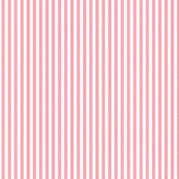 TRICOLINE FIO TINTO LISTRADO 3 MM VERMELHO CLARO - 100% ALGODÃO