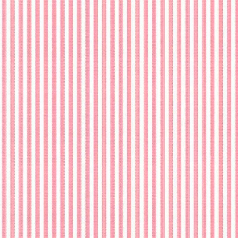 TRICOLINE FIO TINTO LISTRADO 3 MM VERMELHO CLARO - 100% ALGODÃO
