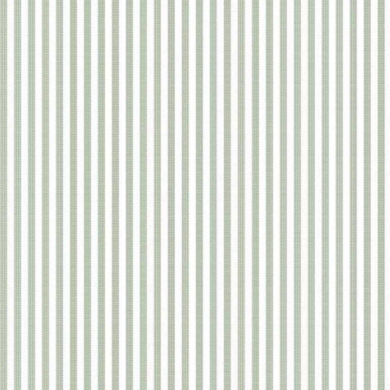 TRICOLINE FIO TINTO LISTRADO 3 MM VERDE FENDI - 100% ALGODÃO