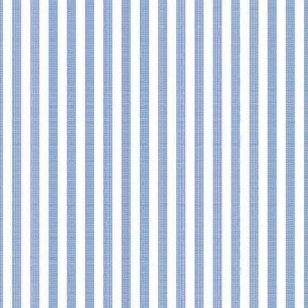 TRICOLINE FIO TINTO LISTRADO 5 MM  AZUL JEANS - 100% ALGODÃO