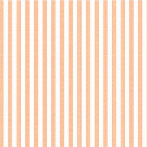 TRICOLINE FIO TINTO LISTRADO 5 MM LARANJA - 100% ALGODÃO
