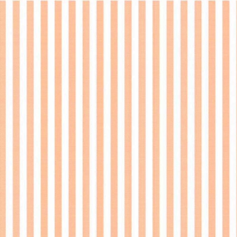 TRICOLINE FIO TINTO LISTRADO 5 MM LARANJA - 100% ALGODÃO