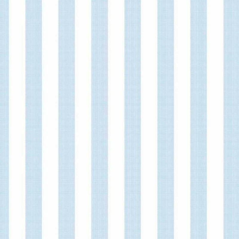 TRICOLINE FIO TINTO LISTRADO 1 CM  AZUL BEBÊ- 100% ALGODÃO