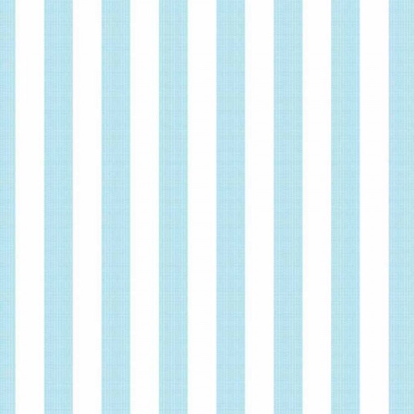 TRICOLINE FIO TINTO LISTRADO 1 CM  TURQUESA- 100% ALGODÃO