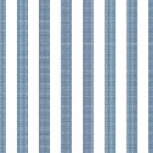 TRICOLINE FIO TINTO LISTRADO 1 CM AZUL INDIGO  - 100% ALGODÃO