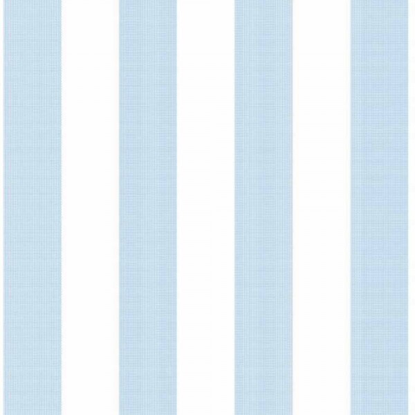 TRICOLINE FIO TINTO LISTRADO 2 CM  AZUL BEBÊ- 100% ALGODÃO