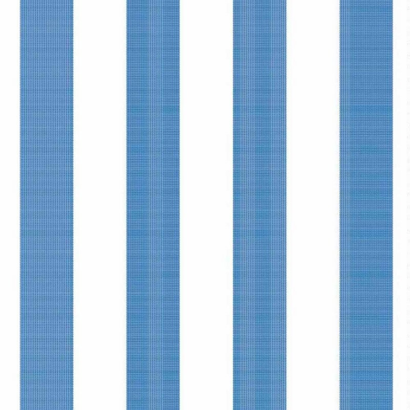 TRICOLINE FIO TINTO LISTRADO 2 CM  AZUL ROYAL - 100% ALGODÃO