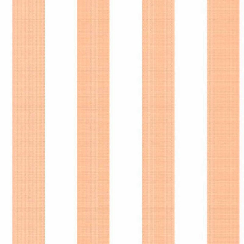 TRICOLINE FIO TINTO LISTRADO 2 CM LARANJA - 100% ALGODÃO