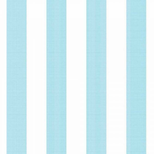 TRICOLINE FIO TINTO LISTRADO 2 CM  TURQUESA- 100% ALGODÃO